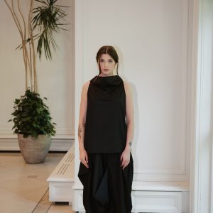 Limited Off-Shoulder Top with Pockets