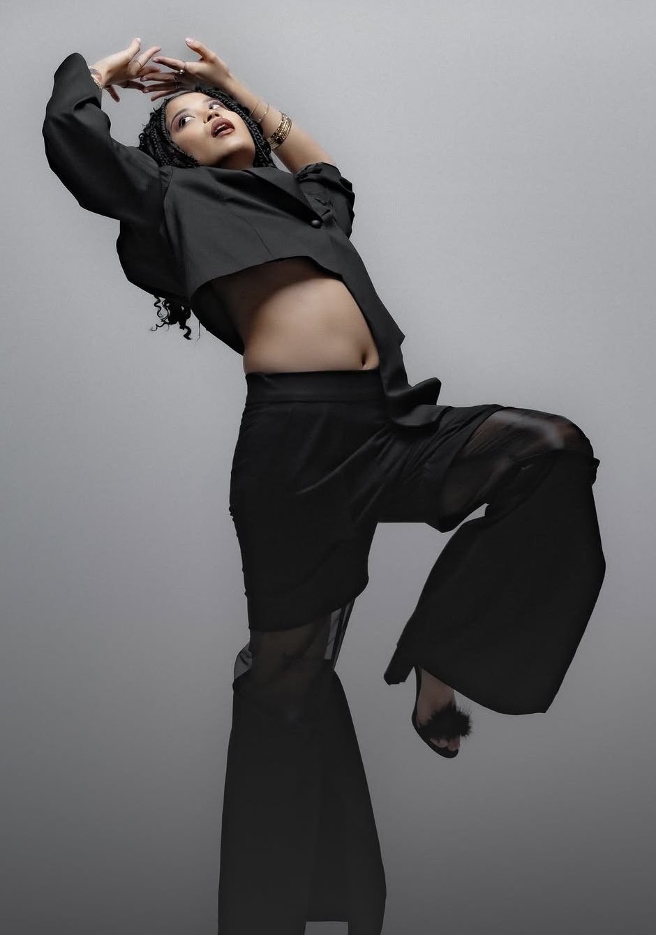 Veil Panel Trousers